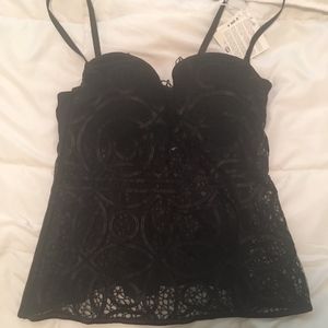 La Perla Black Bustier